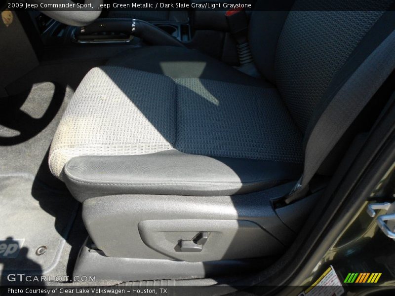 Jeep Green Metallic / Dark Slate Gray/Light Graystone 2009 Jeep Commander Sport