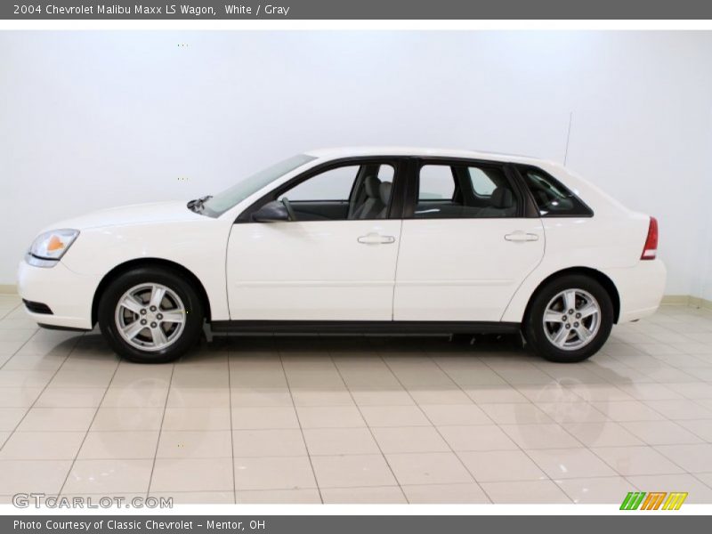 White / Gray 2004 Chevrolet Malibu Maxx LS Wagon