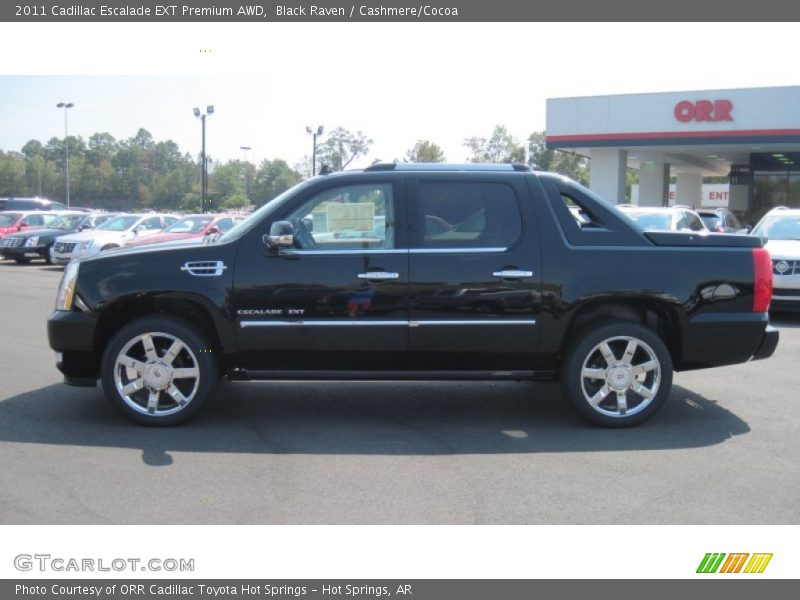 Black Raven / Cashmere/Cocoa 2011 Cadillac Escalade EXT Premium AWD