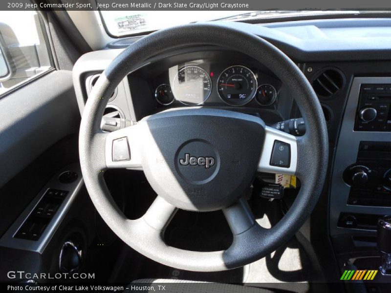 Jeep Green Metallic / Dark Slate Gray/Light Graystone 2009 Jeep Commander Sport
