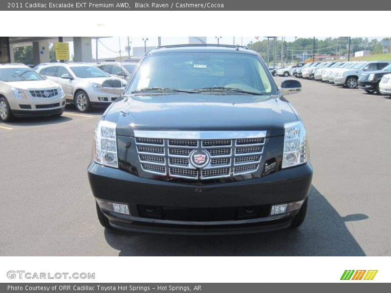 Black Raven / Cashmere/Cocoa 2011 Cadillac Escalade EXT Premium AWD