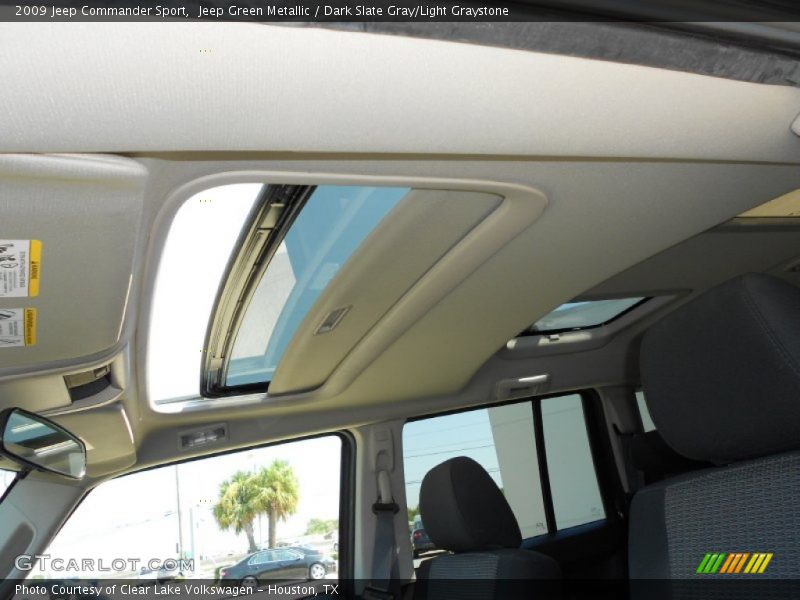Jeep Green Metallic / Dark Slate Gray/Light Graystone 2009 Jeep Commander Sport
