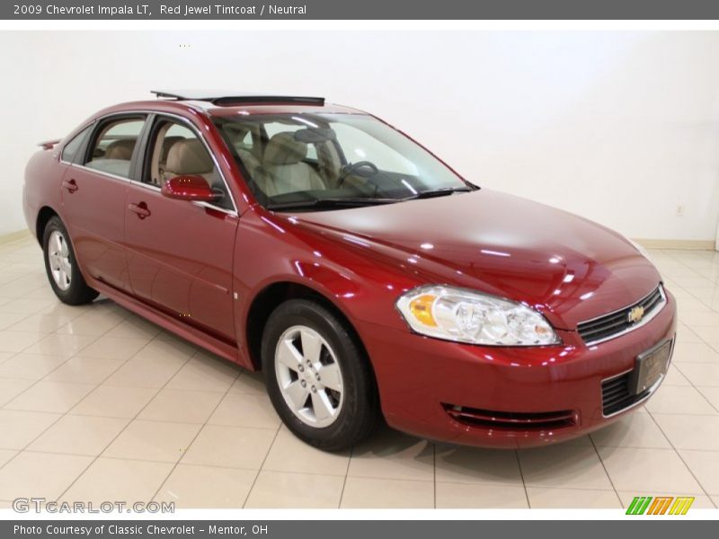 Red Jewel Tintcoat / Neutral 2009 Chevrolet Impala LT