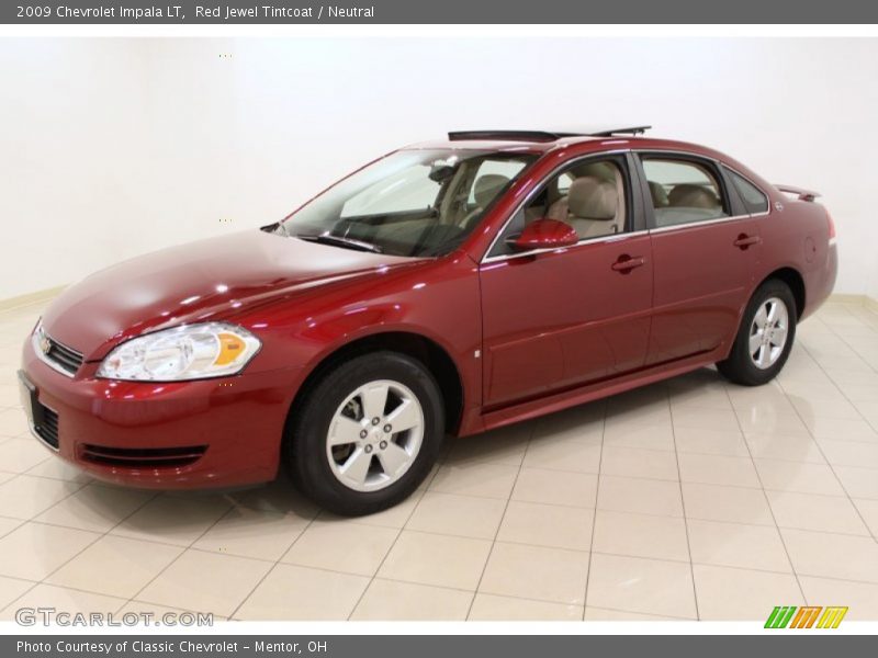 Red Jewel Tintcoat / Neutral 2009 Chevrolet Impala LT