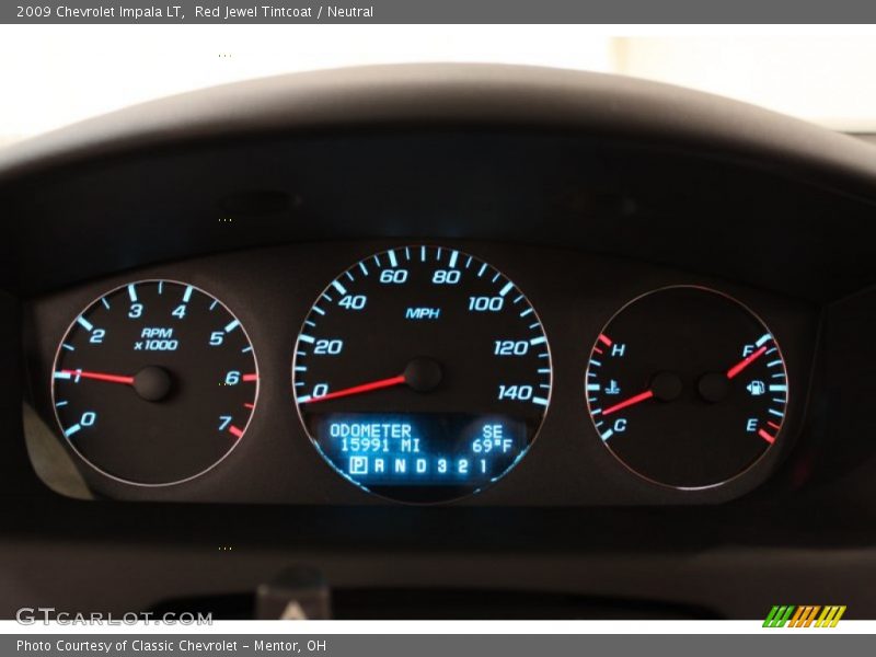 Red Jewel Tintcoat / Neutral 2009 Chevrolet Impala LT