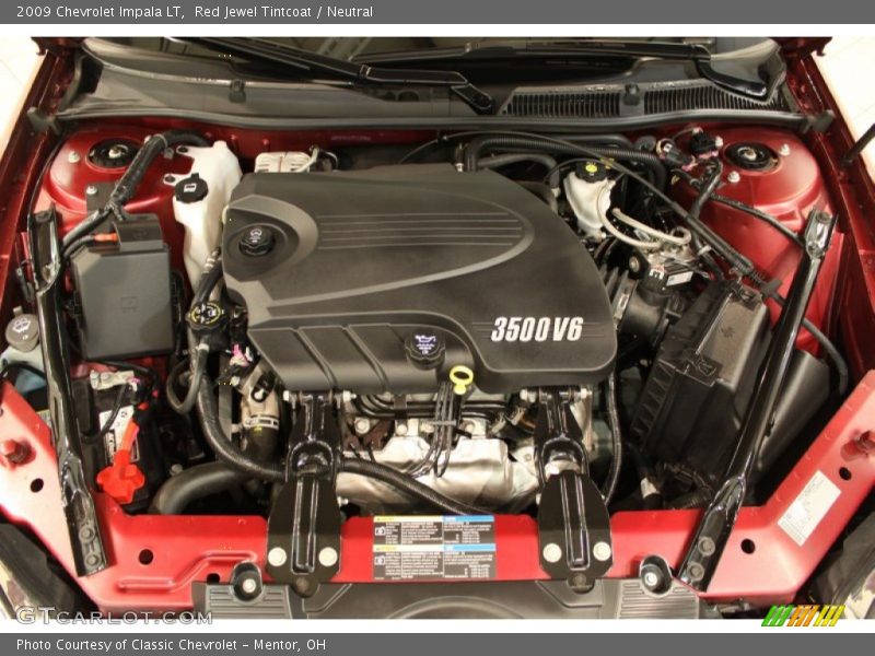 Red Jewel Tintcoat / Neutral 2009 Chevrolet Impala LT