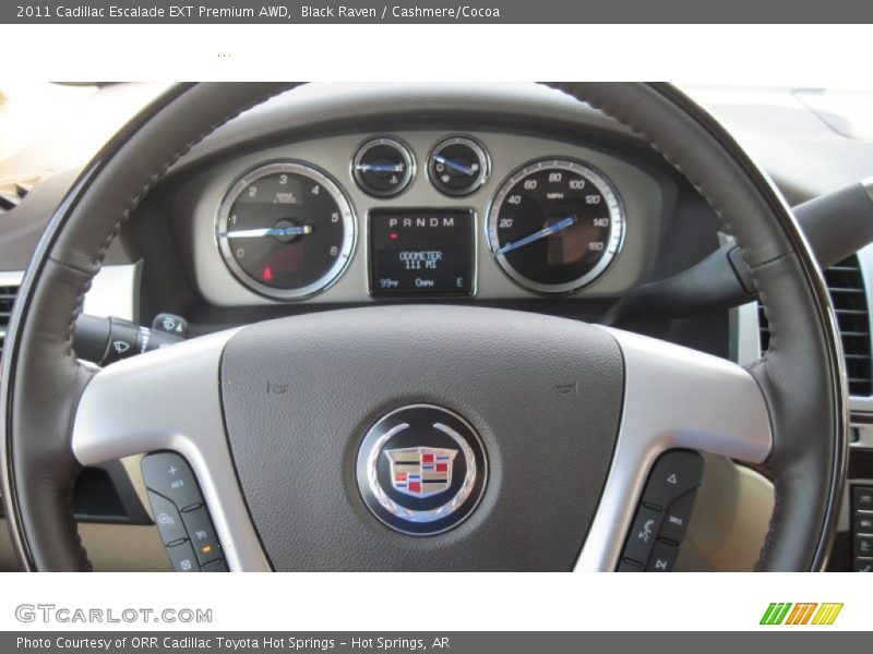 Black Raven / Cashmere/Cocoa 2011 Cadillac Escalade EXT Premium AWD