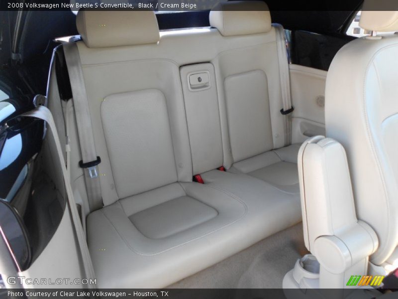 Black / Cream Beige 2008 Volkswagen New Beetle S Convertible