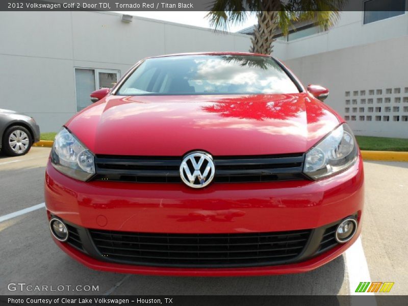 Tornado Red / Titan Black 2012 Volkswagen Golf 2 Door TDI