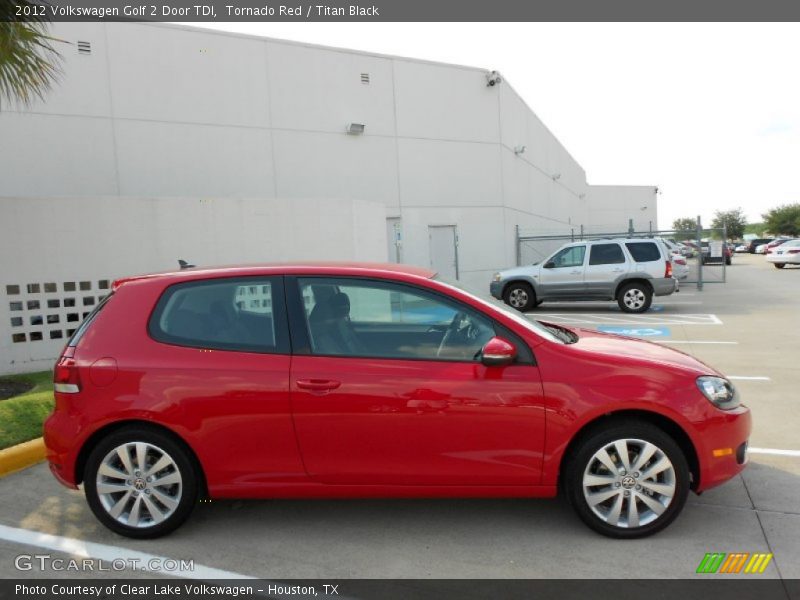 Tornado Red / Titan Black 2012 Volkswagen Golf 2 Door TDI