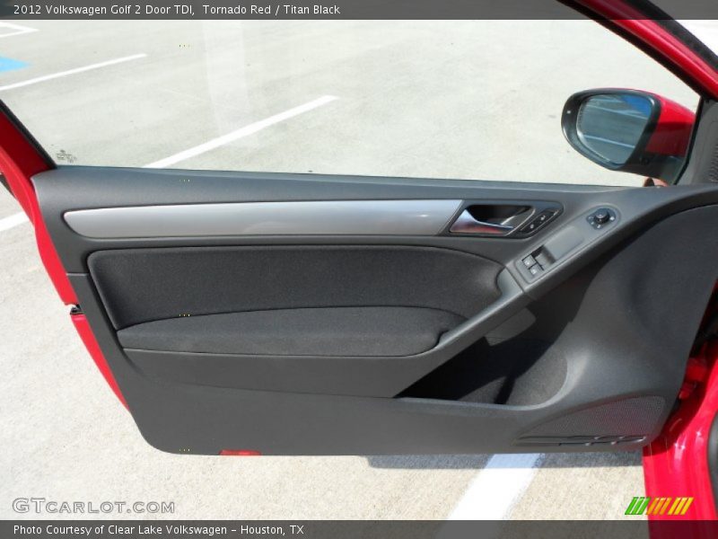 Tornado Red / Titan Black 2012 Volkswagen Golf 2 Door TDI