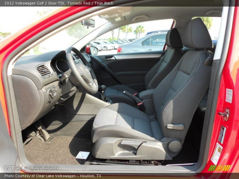 Tornado Red / Titan Black 2012 Volkswagen Golf 2 Door TDI