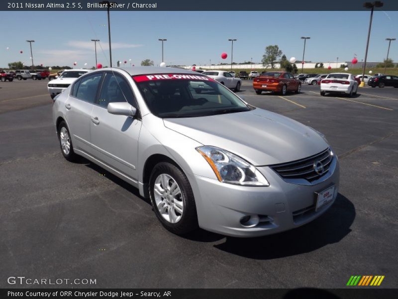 Brilliant Silver / Charcoal 2011 Nissan Altima 2.5 S
