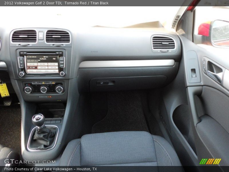 Tornado Red / Titan Black 2012 Volkswagen Golf 2 Door TDI