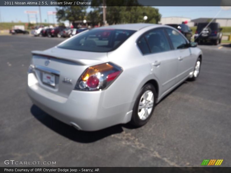 Brilliant Silver / Charcoal 2011 Nissan Altima 2.5 S