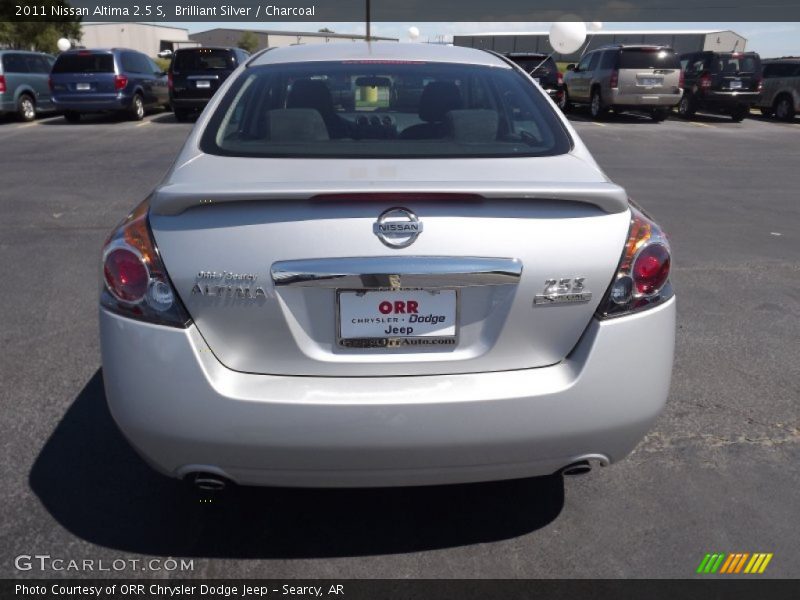 Brilliant Silver / Charcoal 2011 Nissan Altima 2.5 S