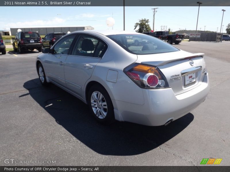 Brilliant Silver / Charcoal 2011 Nissan Altima 2.5 S