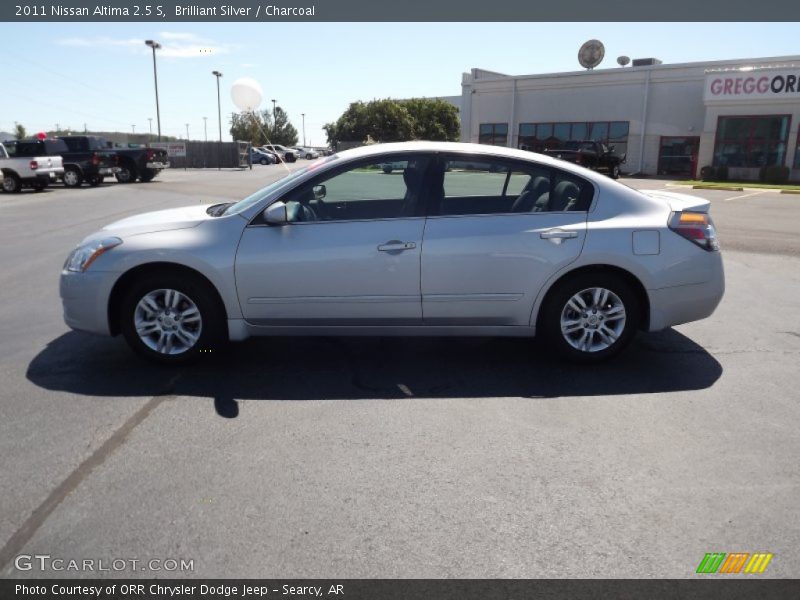 Brilliant Silver / Charcoal 2011 Nissan Altima 2.5 S