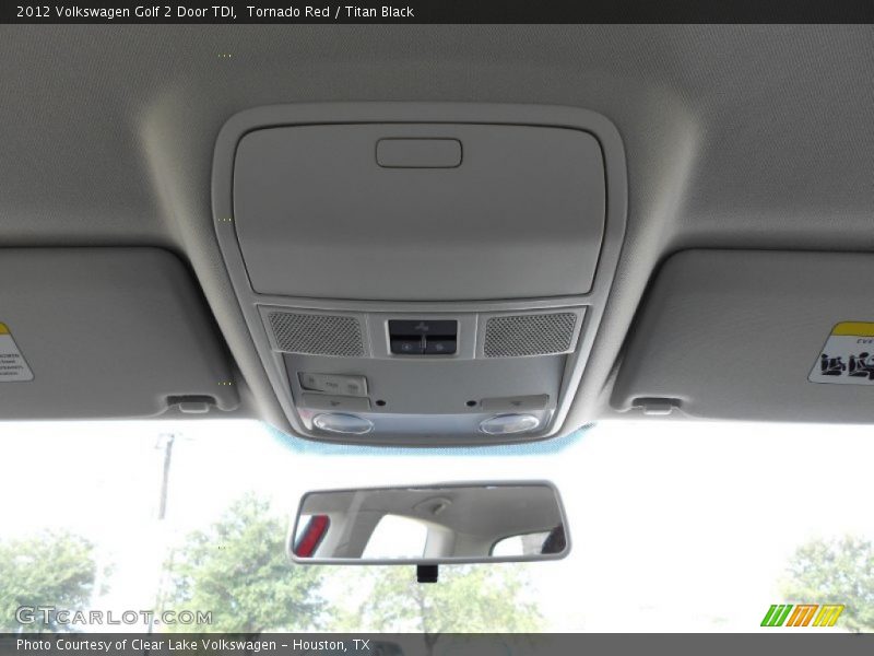 Tornado Red / Titan Black 2012 Volkswagen Golf 2 Door TDI