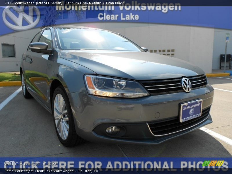 Platinum Gray Metallic / Titan Black 2012 Volkswagen Jetta SEL Sedan