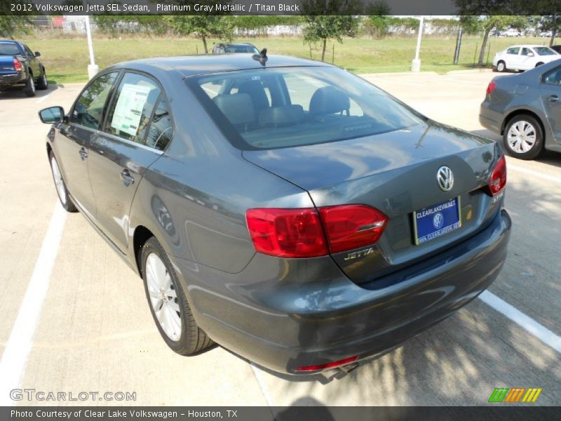 Platinum Gray Metallic / Titan Black 2012 Volkswagen Jetta SEL Sedan