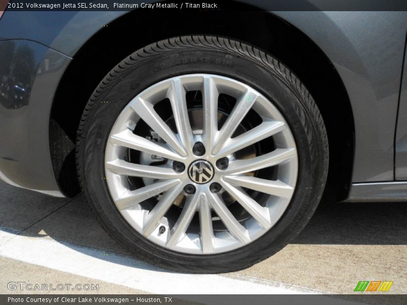 Platinum Gray Metallic / Titan Black 2012 Volkswagen Jetta SEL Sedan