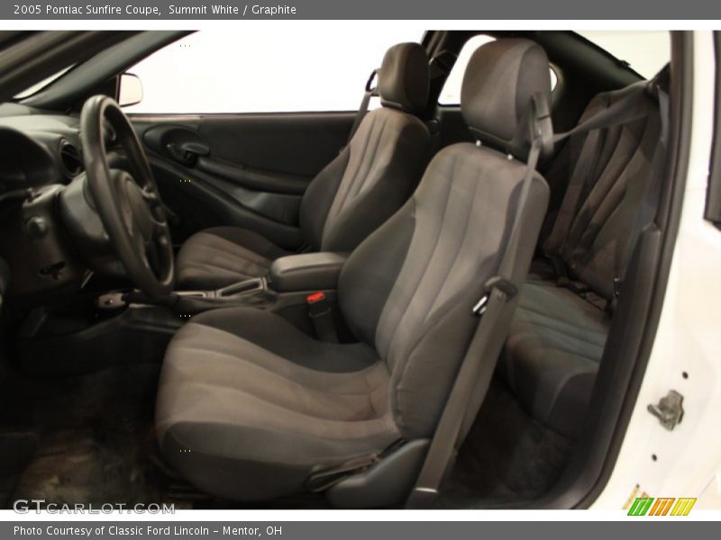 Summit White / Graphite 2005 Pontiac Sunfire Coupe