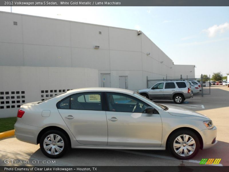 White Gold Metallic / Latte Macchiato 2012 Volkswagen Jetta S Sedan