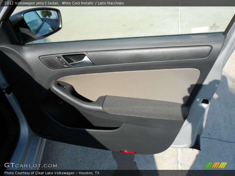 White Gold Metallic / Latte Macchiato 2012 Volkswagen Jetta S Sedan