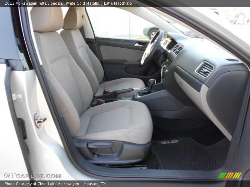 White Gold Metallic / Latte Macchiato 2012 Volkswagen Jetta S Sedan