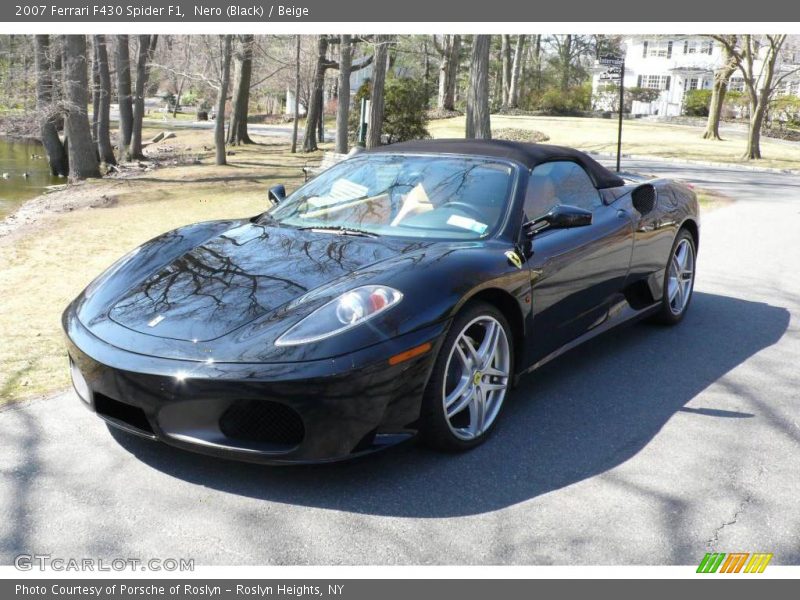 Nero (Black) / Beige 2007 Ferrari F430 Spider F1