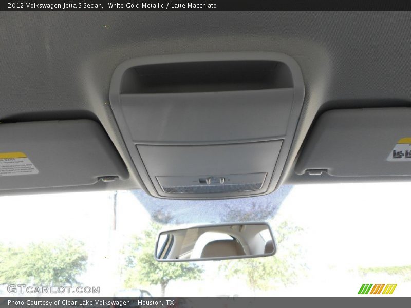 White Gold Metallic / Latte Macchiato 2012 Volkswagen Jetta S Sedan