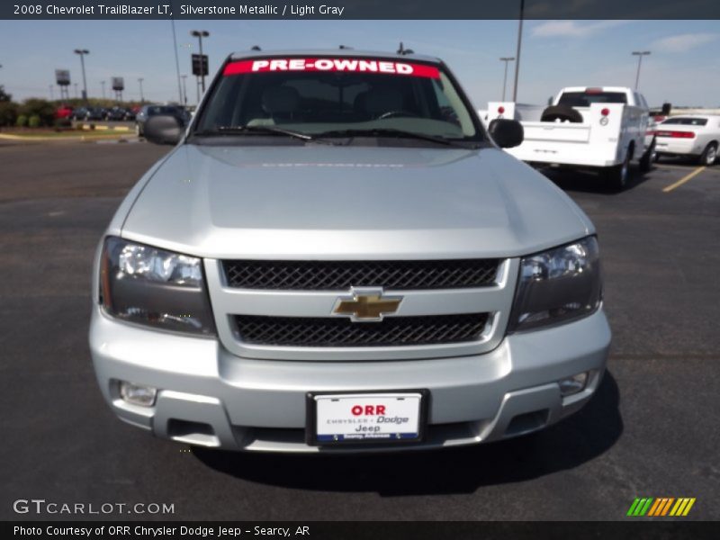 Silverstone Metallic / Light Gray 2008 Chevrolet TrailBlazer LT