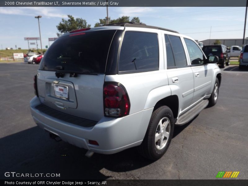 Silverstone Metallic / Light Gray 2008 Chevrolet TrailBlazer LT