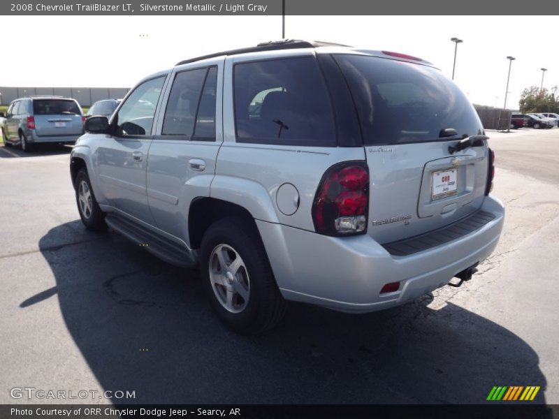 Silverstone Metallic / Light Gray 2008 Chevrolet TrailBlazer LT