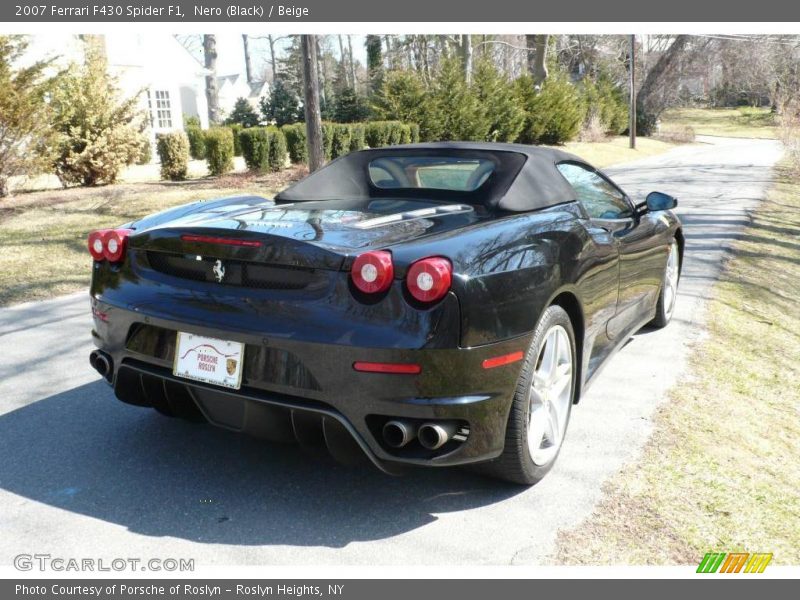 Nero (Black) / Beige 2007 Ferrari F430 Spider F1
