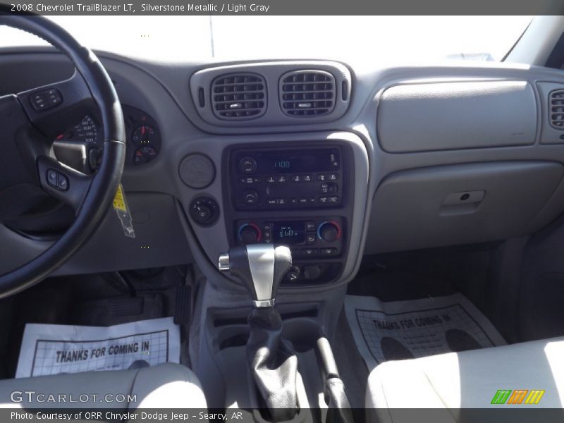 Silverstone Metallic / Light Gray 2008 Chevrolet TrailBlazer LT