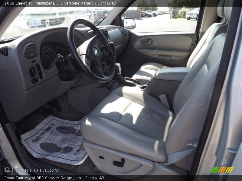 Silverstone Metallic / Light Gray 2008 Chevrolet TrailBlazer LT