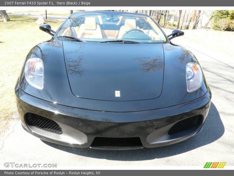 Nero (Black) / Beige 2007 Ferrari F430 Spider F1