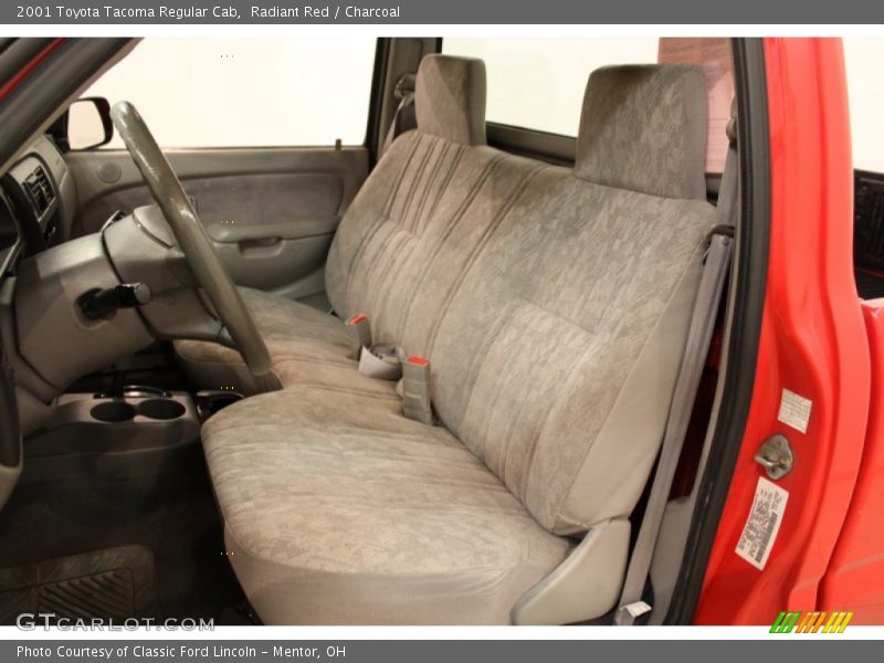 Radiant Red / Charcoal 2001 Toyota Tacoma Regular Cab