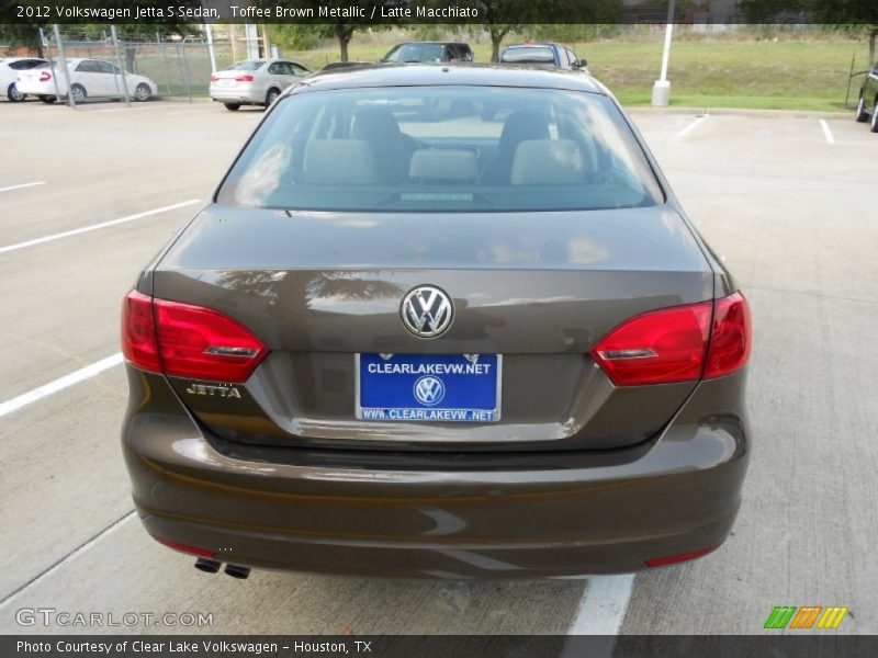 Toffee Brown Metallic / Latte Macchiato 2012 Volkswagen Jetta S Sedan