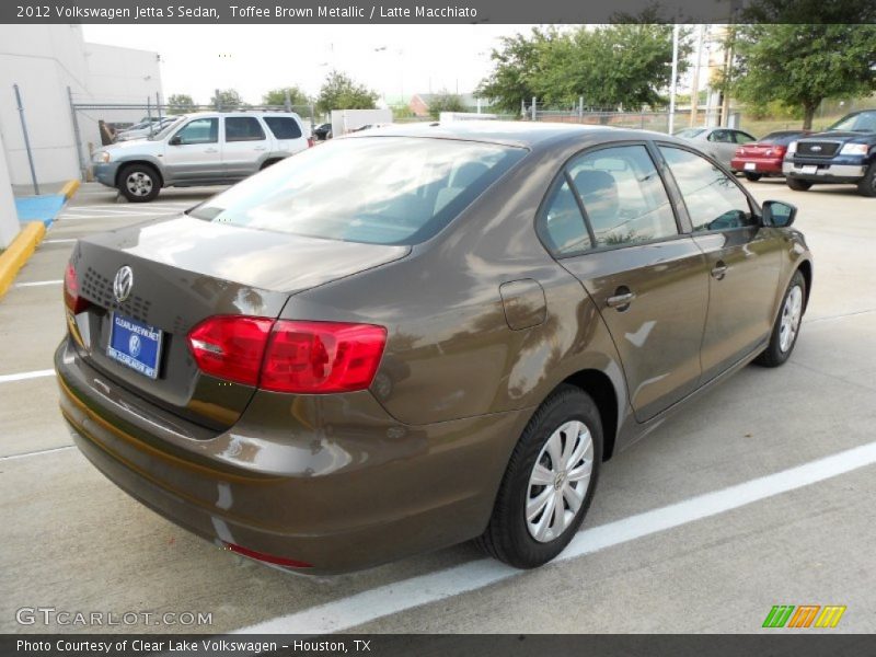 Toffee Brown Metallic / Latte Macchiato 2012 Volkswagen Jetta S Sedan