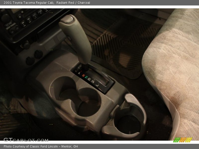 Radiant Red / Charcoal 2001 Toyota Tacoma Regular Cab
