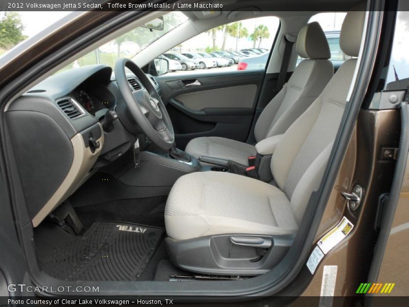 Toffee Brown Metallic / Latte Macchiato 2012 Volkswagen Jetta S Sedan