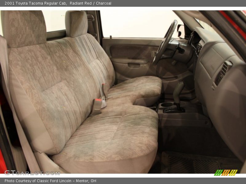 Radiant Red / Charcoal 2001 Toyota Tacoma Regular Cab
