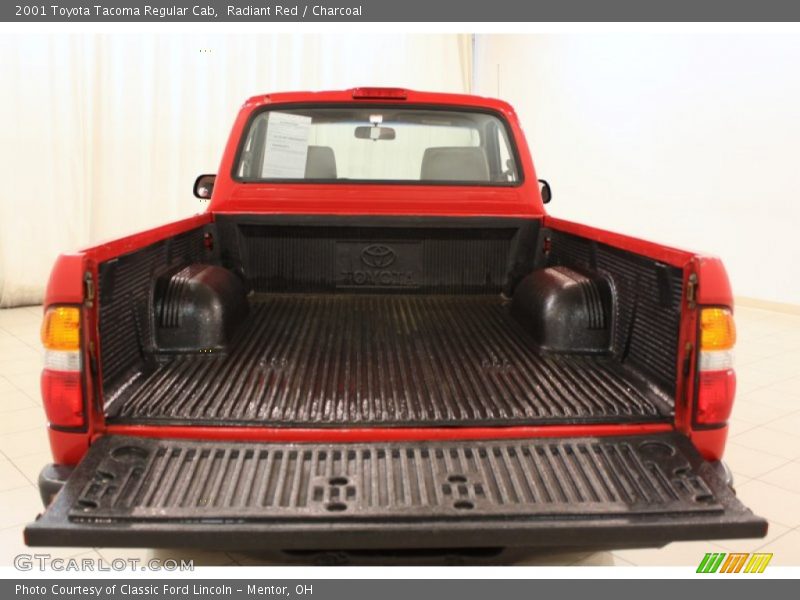 Radiant Red / Charcoal 2001 Toyota Tacoma Regular Cab