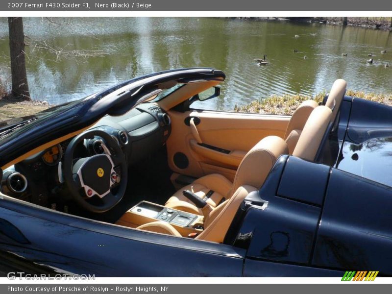 Nero (Black) / Beige 2007 Ferrari F430 Spider F1
