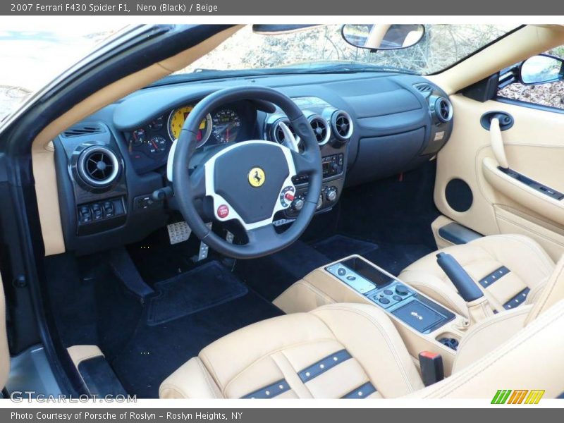 Nero (Black) / Beige 2007 Ferrari F430 Spider F1