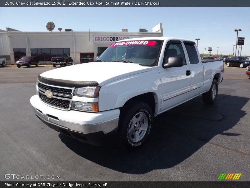 Summit White / Dark Charcoal 2006 Chevrolet Silverado 1500 LT Extended Cab 4x4