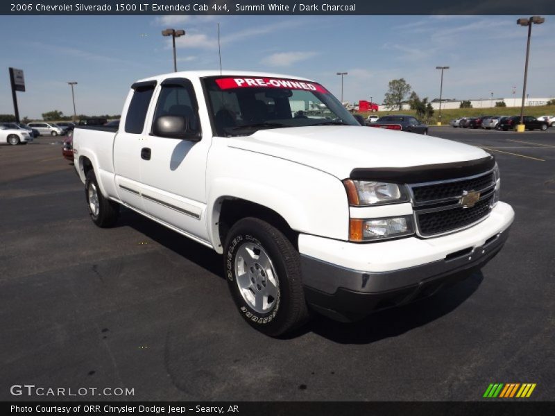 Summit White / Dark Charcoal 2006 Chevrolet Silverado 1500 LT Extended Cab 4x4